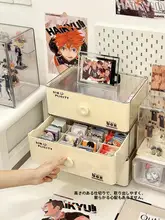 デスク用引き出し式カード収納ボックス【トレーディングカード展示スタンド】