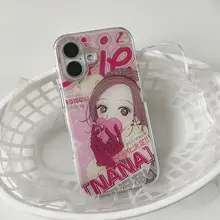 可愛いキャラクターのアイフォンケース【向日葵とベリー・レトロスタイル・防衝撃】