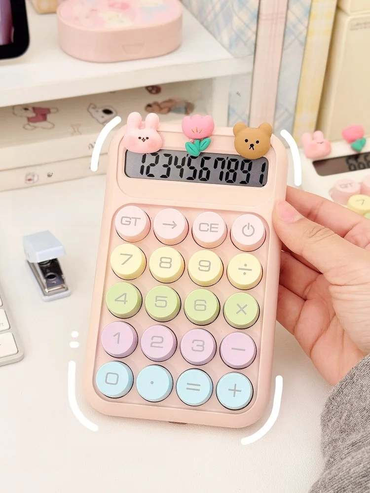 かわいいお菓子カラー計算機：小学生・中学生向けの数学学習に最適なカラフル計算機