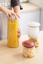 キッチン用プラスチック密閉容器【雑穀収納ボックス・食品保存用・おやつ用】