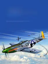 P51Dムスタング模型【プラスチック製・組み立てキット】