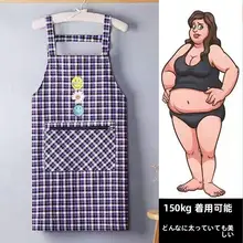 夏用 大きいサイズのノースリーブエプロン【300kg対応・背負い型・キッチン作業用】