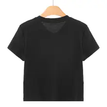 春用 蝶結びデザインの毛辺ステッチ Tシャツ【カジュアル・ショートスリーブ】