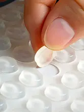 シリコン製 防撞クッション【自粘式・滑り止め・ドアノブ・トイレ蓋用・家庭用】