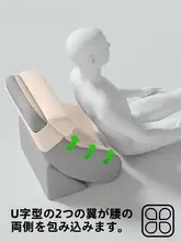 快適なサポート！背もたれ用クッション【厚め・半身用・老齢者支援】