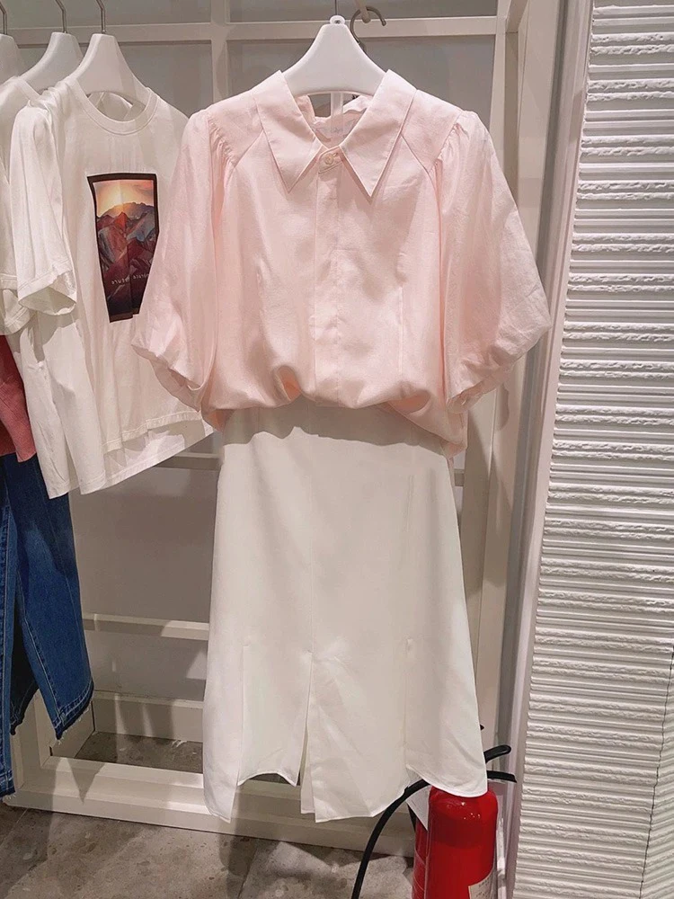 大人可愛い服 50代コーデ｜ピンクシフォンシャツで気分を整える完全ガイド