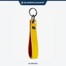 Alcantara製 本革 高級車用キーホルダー【メルセデス・アウディ・ポルシェ対応】