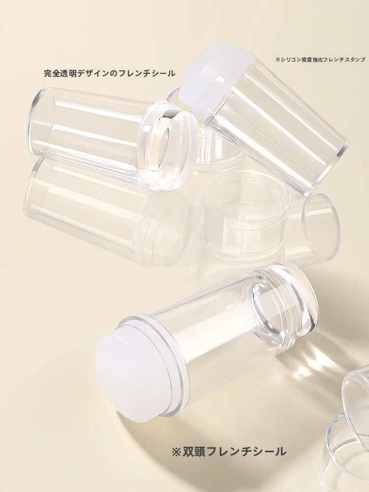 シリコン転写スタンプ ダブルヘッドでマニキュアキャンメイクのパターン制作を確実に