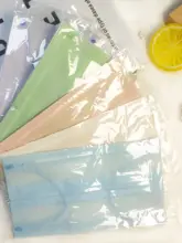 軽量二層構造の紫外線防止マスク【マカロンカラー・透湿性・小顔効果】