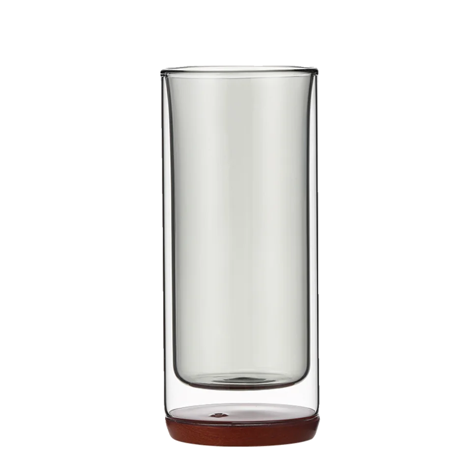 高級耐熱ガラス製ダブルウォールカップ【緑茶用・オフィスおよび家庭用】