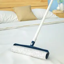 粘着式ローラークリーナー【長柄・天井掃除・床・カーペット用・替え紙付き】