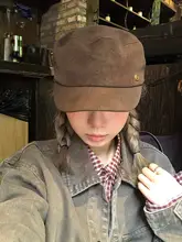 レトロスタイル ベレー帽【平頂・秋冬用・八角形・女性用】