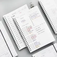 A5リングノート型 毎日スケジュール管理ダイアリー【カバー付き・コンパクト・効率的な学習用】