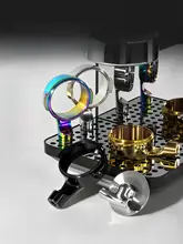 ポータフィルター バスレス フラットボトム ステンレス製 エスプレッソマシン用 汎用 E61対応 M10ネジ