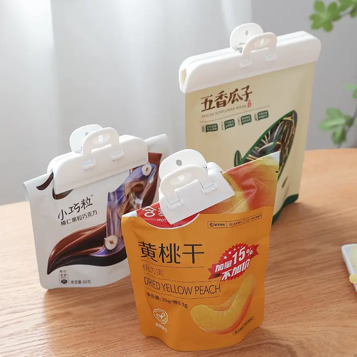 食品保存用密封クリップ【防湿・キッチン用・お菓子や茶葉に最適】