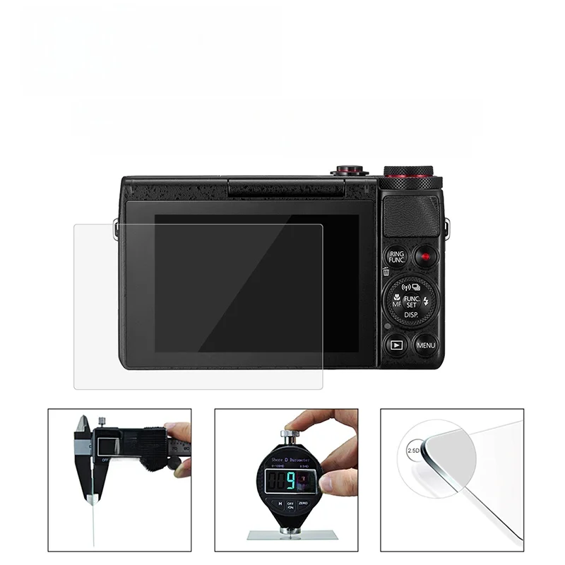 Canon G7X2用指紋防止フィルム：強化ガラスフィルムの実用性と耐久性解析