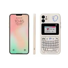ユニークなデザインの全包型スマホケース【液体シリコン・カートゥーンスタイル・iPhone等対応】
