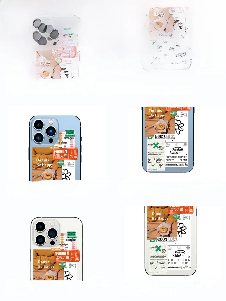 スマホカバー デザインで悩むなら、この「可愛いイラストデザインの透明スマホケース」が救う！