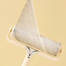 猫毛や衣服の髪の毛を簡単に取り除く！粘毛ローラー【巻き取り式・家庭用・交換可能なテープ】