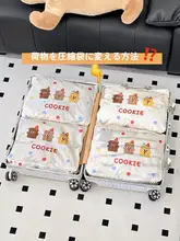 旅行用整理バッグ【衣類分類・圧縮機能・持ち運び便利】