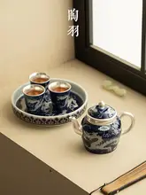 精緻なカップ付き茶器セット【高級感あふれるデザイン・ビジネスギフトに最適】（セットアップ対応）