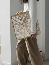 高級感のある金色貝殻立体装飾画【客間・ダイニング・壁掛け用アート】