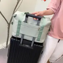 折りたたみトラベルバッグ【ファッション・ショルダー・大容量・出張・ジム用】