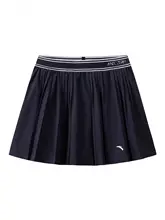 テニススカート レディース プリーツ 速乾 高ストレッチ Aライン インナーパンツ付き バドミントン 夏「ANTA」