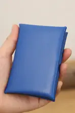 レザー製 折りたたみ名刺入れ【ヴィンテージスタイル・スリムデザイン】