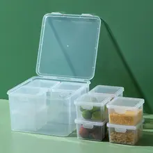 透明な収納ボックス【ミニおもちゃ収納・蓋付き・家庭用・小型プラスチック】
