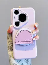 華為Pura80Pro対応 液体シリコンスマホケース【インスタ風・マグネットスタンド・耐衝撃】