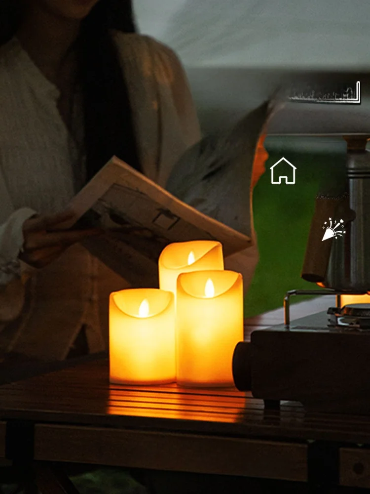 キャンプで高価な装飾品を避ける方法は？LEDキャンドルライトでコストを抑える実践レシピ