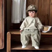 男の子用パンツ【春秋向け・カジュアルデザイン・外出用】（セットアップ対応）