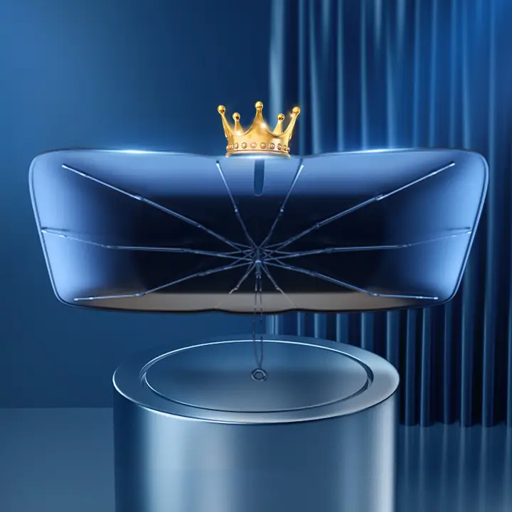 車用サンシェード【フロントウィンドウ用・遮光バンド・断熱効果】