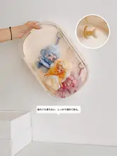 透明壁掛けディスプレイボックス【フィギュア・小物収納用・モダンデザイン】