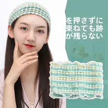 極上の吸水性を誇る洗面用ヘアバンド【メイク時のおしゃれ・巻き髪にも最適】