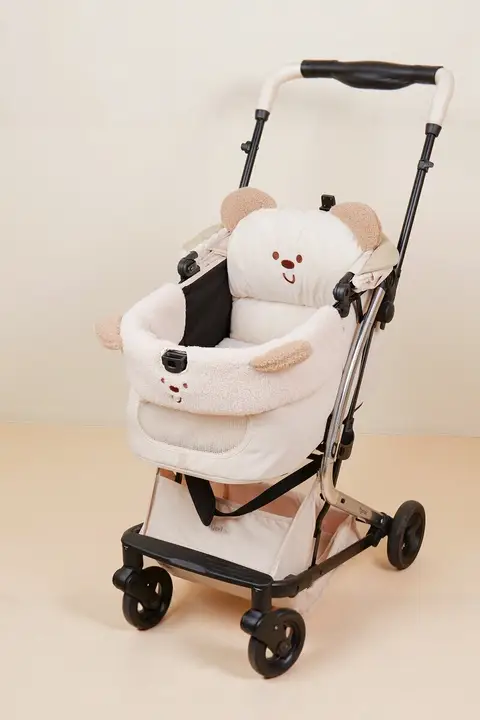 ペット用推車用バンパー＆防汚マット＆枕【秋冬用・暖かさ・猫犬共通】（セットアップ対応）