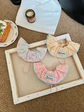 ペット用 吸水バンダナ【猫・犬兼用・防汚・カートゥーンデザイン・伸縮性あり・可愛い】