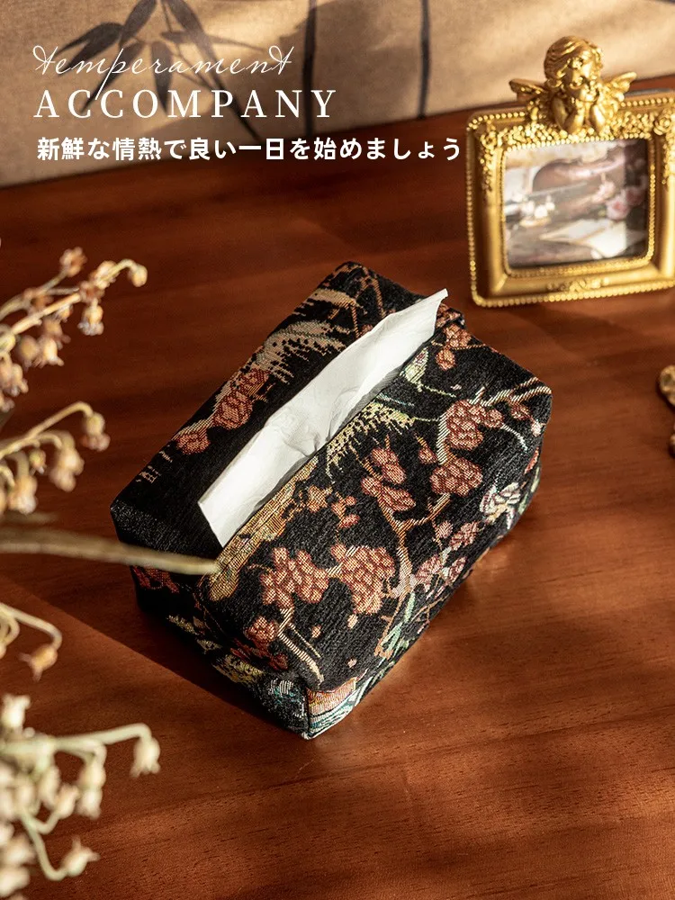 高級中式ティッシュボックス：新中式デザインでリビングや寝室に最適な収納ソリューション