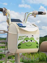防水の大容量スマートフォン充電器付き電動バイク用フロントバッグ【収納便利・汎用タイプ】