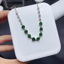 天然トパーズブレスレット【ハート型デザイン・925銀メッキ・シンプルスタイル】