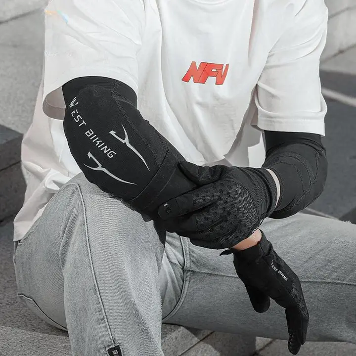 西骑者 ソフトスポーツ肘膝保護具【バイク・自転車用・オールシーズン防護】