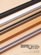アルミ合金製 カーテンレール【静音タイプ・片方取り付け・天井取り付け対応】