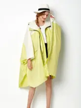 男女兼用 防水軽量透湿レインコート【自転車用・おしゃれデザイン】