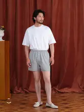 メンズ ボクサーパンツ テンセルコットン 100番手双糸 ルームウェア パジャマ アウトドア対応 「CULTUM」