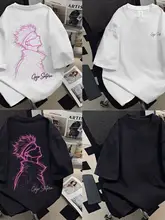 クリエイティブデザインの短袖Tシャツ【コットン・オーバーサイズ・アニメスタイル】