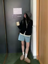 ハーフパンツ レディース コーデュロイ ゆったり ストレート ワイド カラフル カジュアル インスタ映え 秋