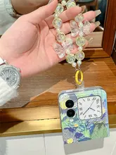 華為ノバフリップ用スマートフォンケース【折りたたみ式・油絵デザイン・フルカバー・衝撃吸収】