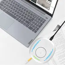 カラフルに光るマウス移動器【PCのロック防止・ゲーミング用】