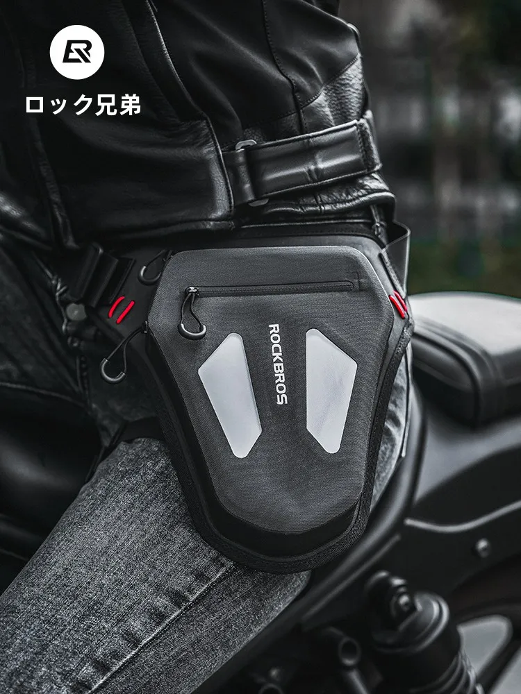 バイク用ウエストバッグ ROCKBROS 3017001801：通勤・ライディング対応の反光機能が実用性を向上